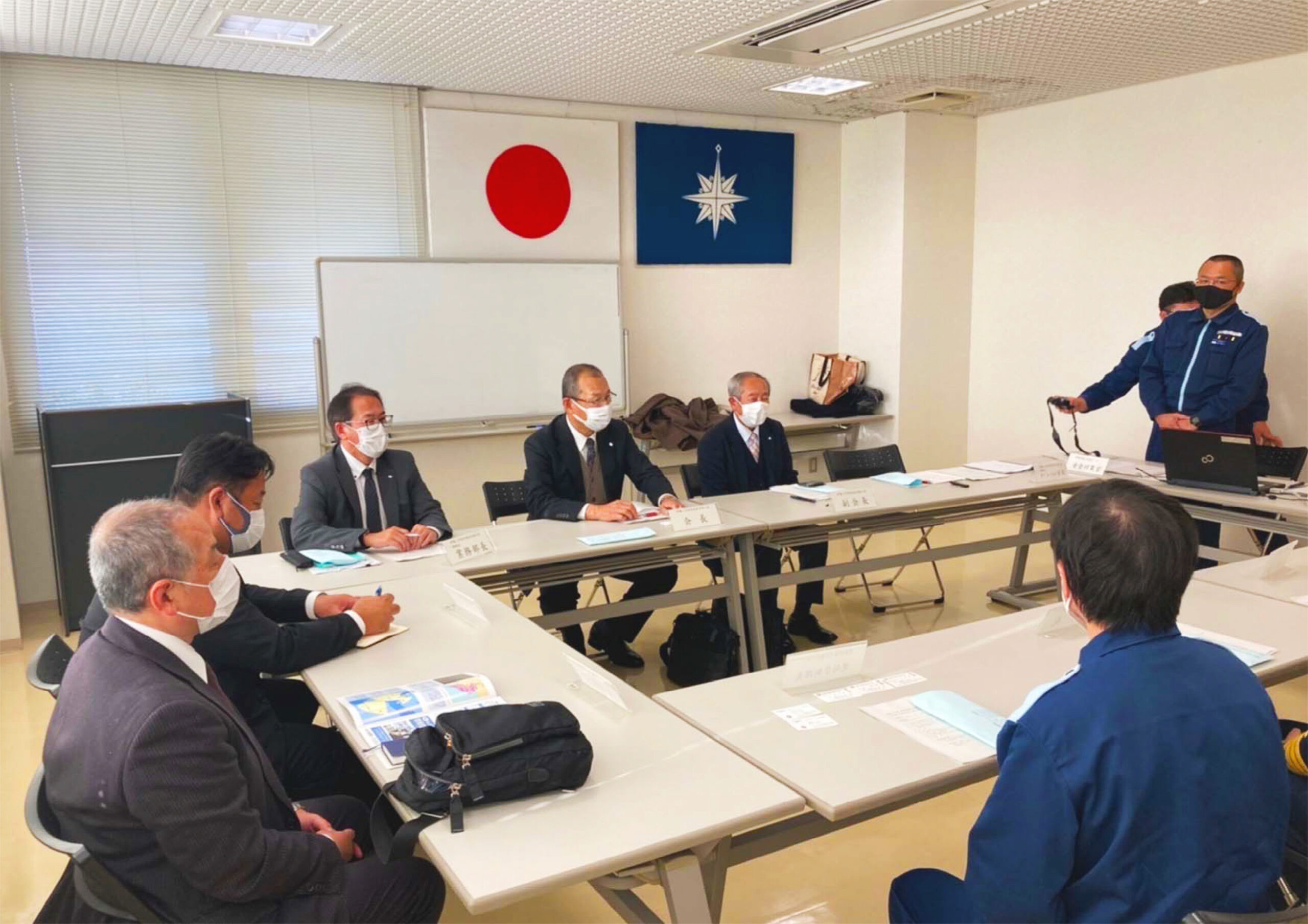 2021年12月10日　伊勢湾海上交通センター／上野マリタイム・ジャパン株式会社／水先人会懇談会を開催しました。